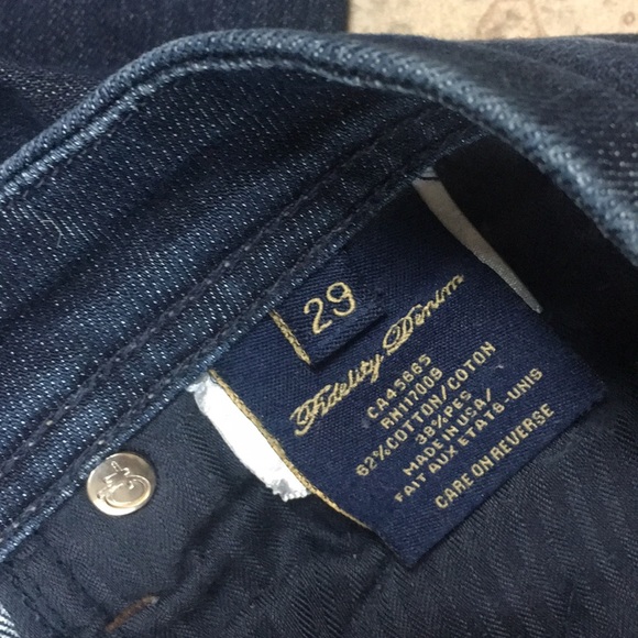 Fidelity Denim Scoop Low Waist Skinny Jeans - Picture 7 of 9